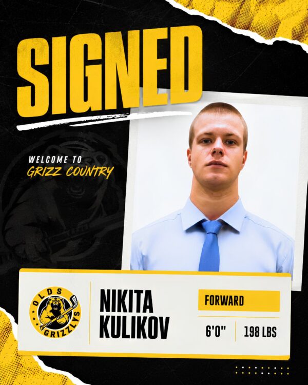 Grizzlys Sign Forward Nikita Kulikov